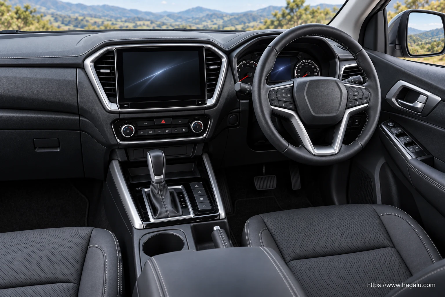 Isuzu D-Max Double Cab interior view 2 for South African vehicle comparison