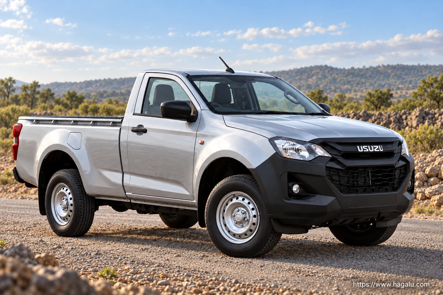 Isuzu D-Max Single Cab exterior view 1 for South African vehicle comparison
