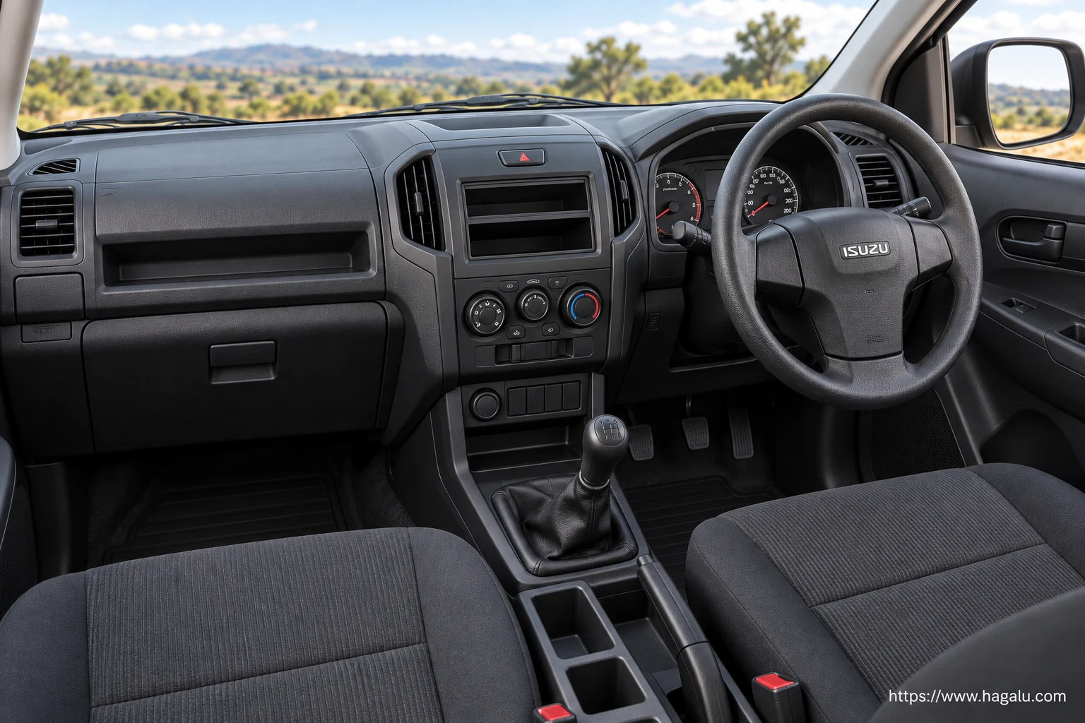 Isuzu D-Max Single Cab interior view 2 for South African vehicle comparison