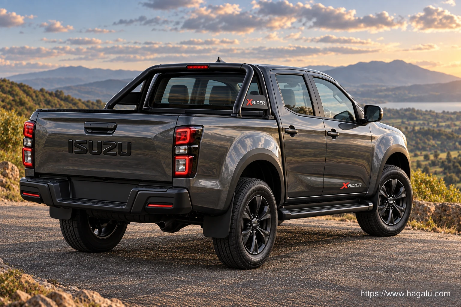 Isuzu D-Max X-Rider / Premium Derivative exterior view 2 for South African vehicle comparison