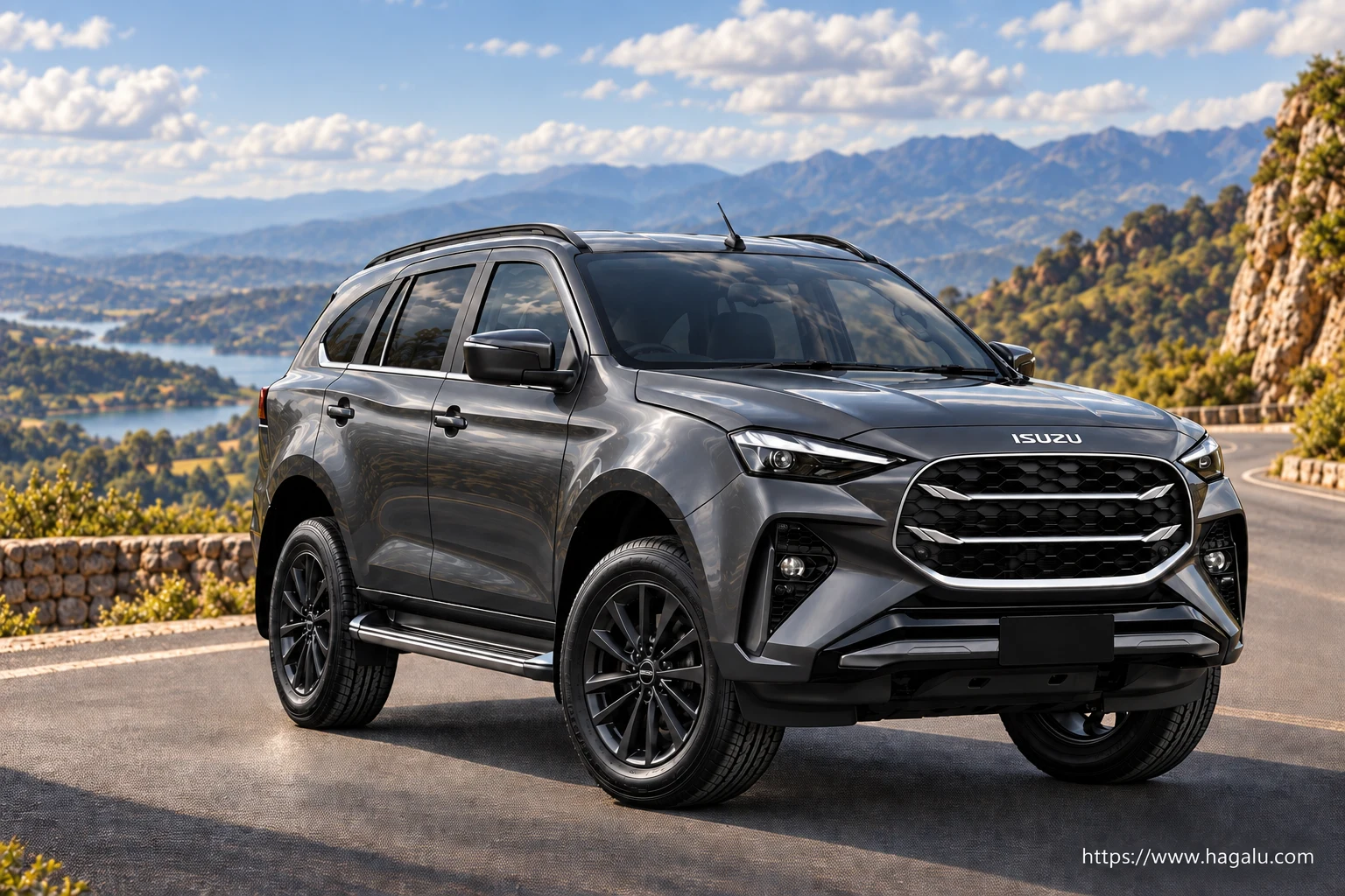 Isuzu mu-X 1.9L Expanded Derivatives exterior view 1 for South African vehicle comparison