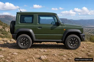 Suzuki Jimny exterior view 3 for South African vehicle comparison
