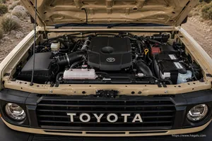 Toyota Land Cruiser 76 exterior view 5 for South African vehicle comparison