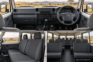 Toyota Land Cruiser 78 interior view 2 for South African vehicle comparison