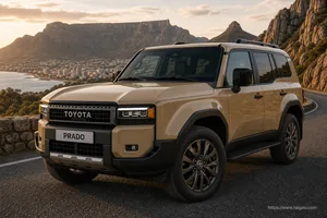 Toyota Land Cruiser Prado exterior view 1 for South African vehicle comparison
