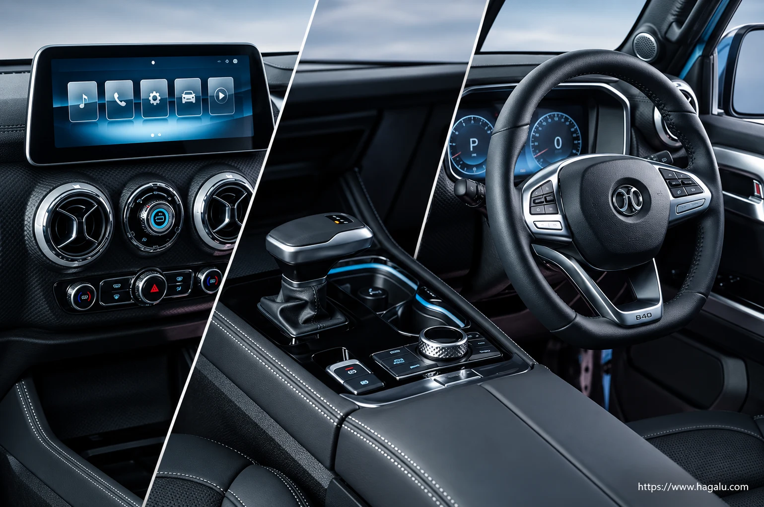BAIC B40 Plus interior view 2 for South African vehicle comparison