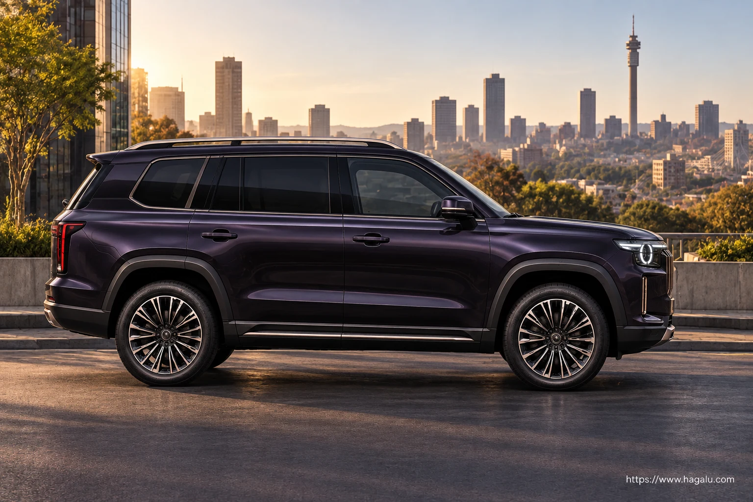Illustrative BAIC B70 / City Hunter closed-body exterior view showing the side, rear and overall body design for the South Africa watchlist; final design unconfirmed