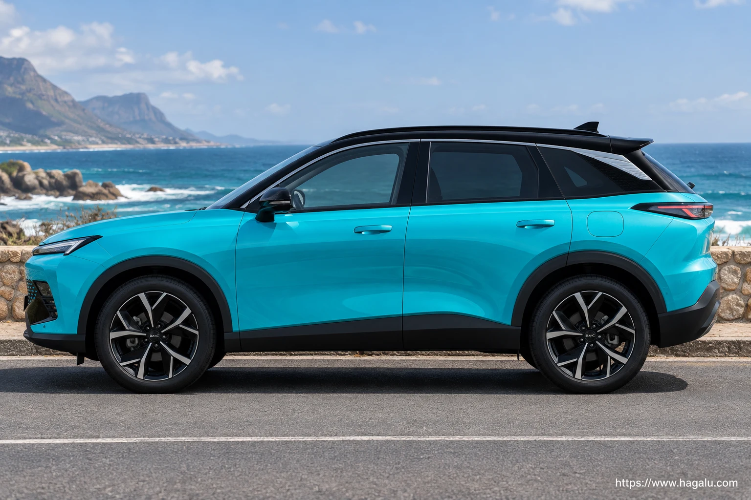 BAIC X55 Plus exterior view 3 for South African vehicle comparison