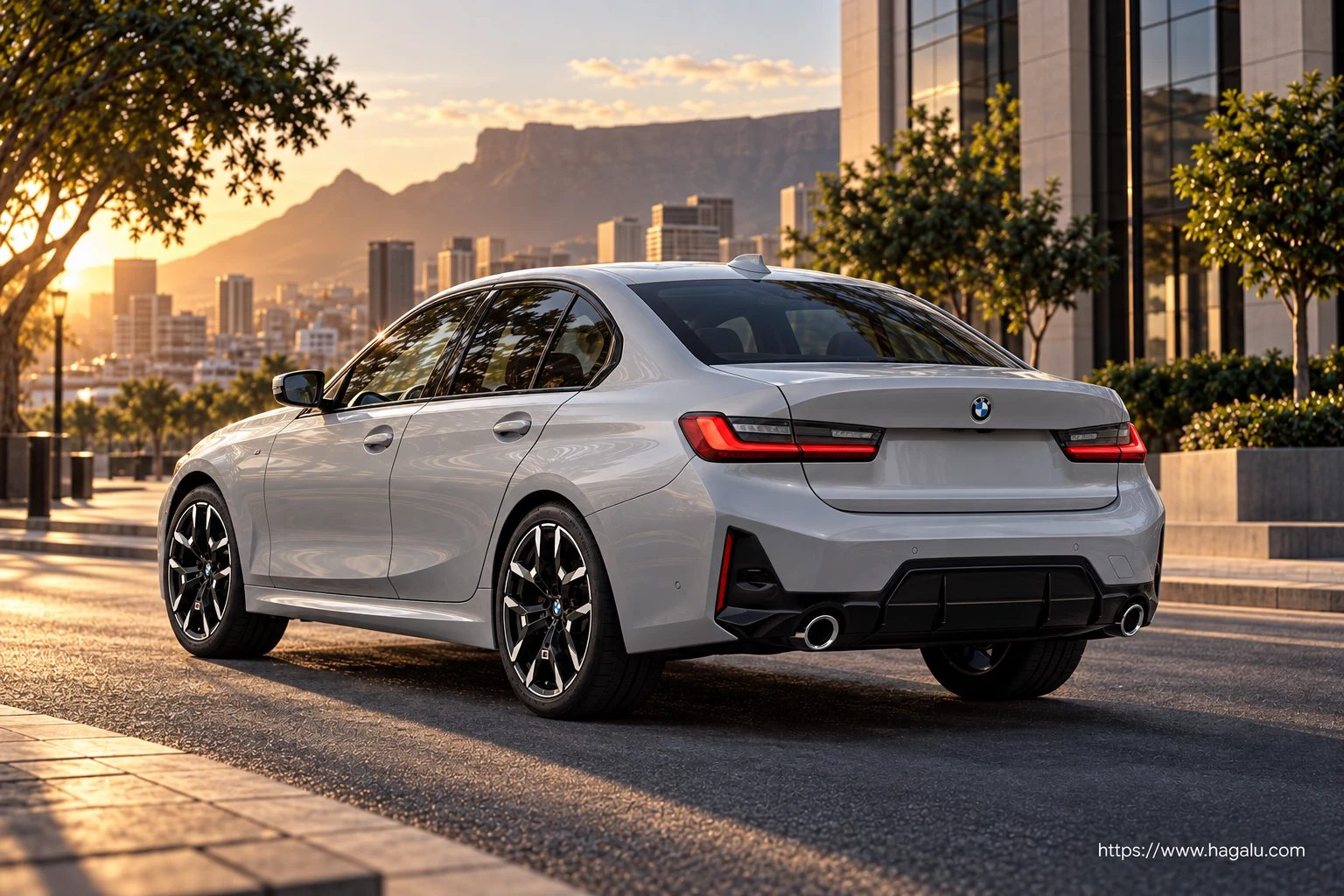 BMW 3 Series exterior view 2 for South African vehicle comparison
