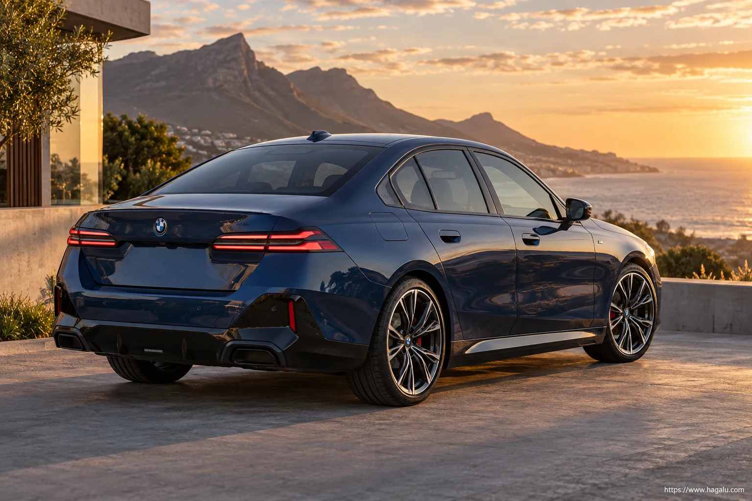 BMW 5 Series exterior view 2 for South African vehicle comparison
