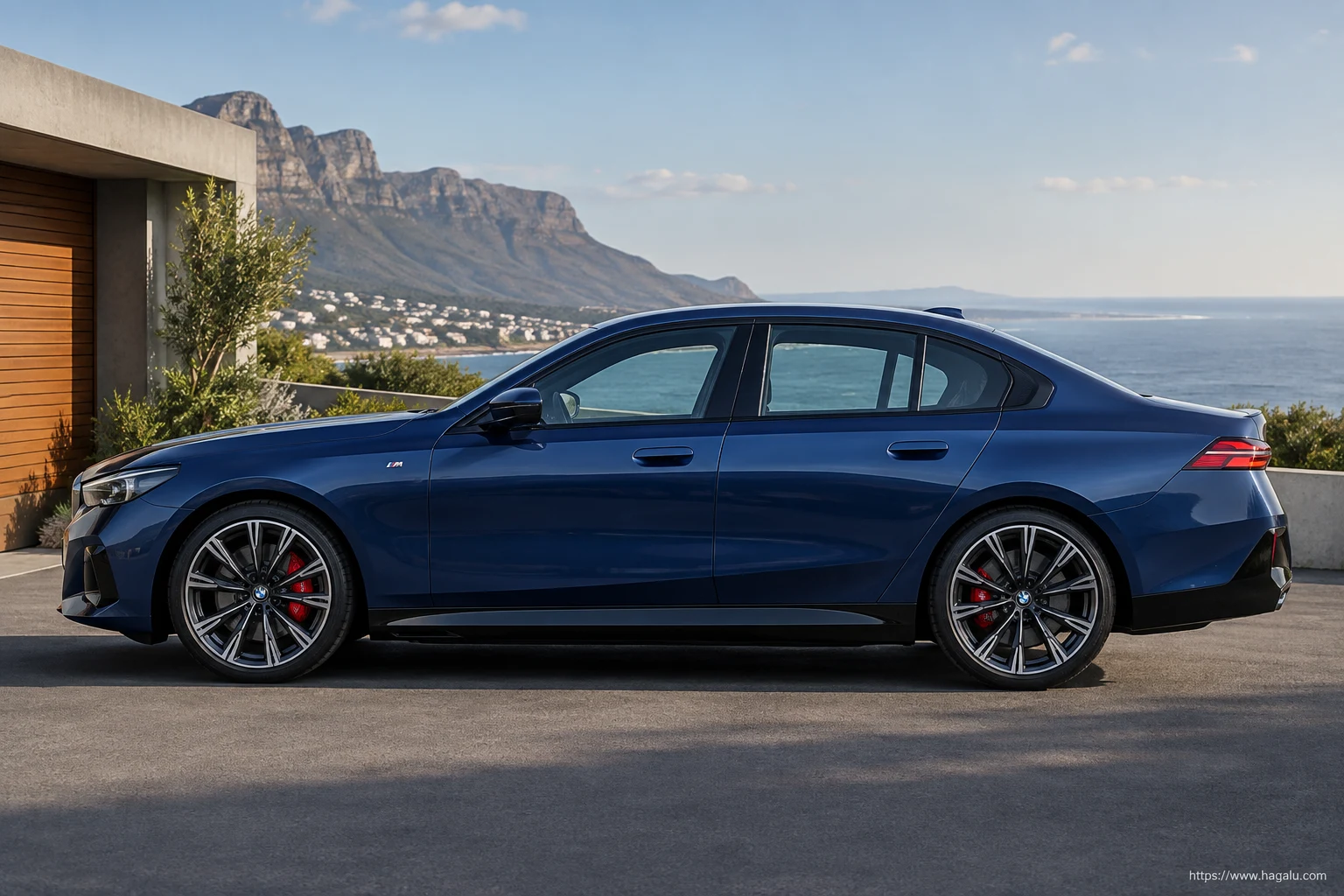 BMW 5 Series exterior view 3 for South African vehicle comparison