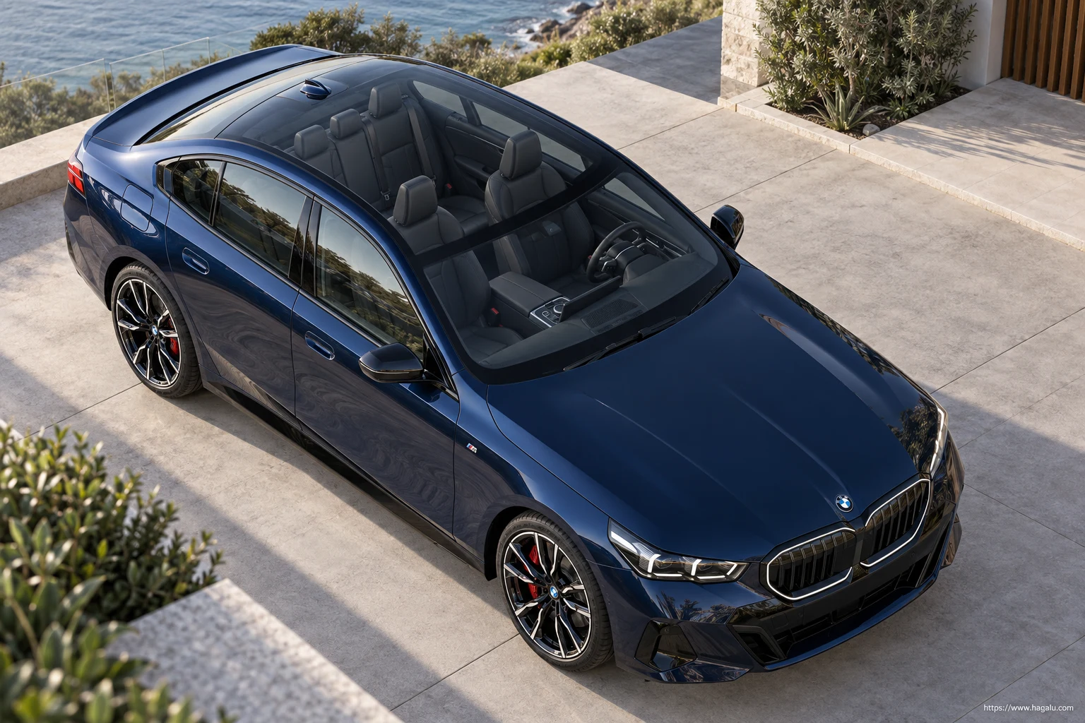 BMW 5 Series exterior view 4 for South African vehicle comparison