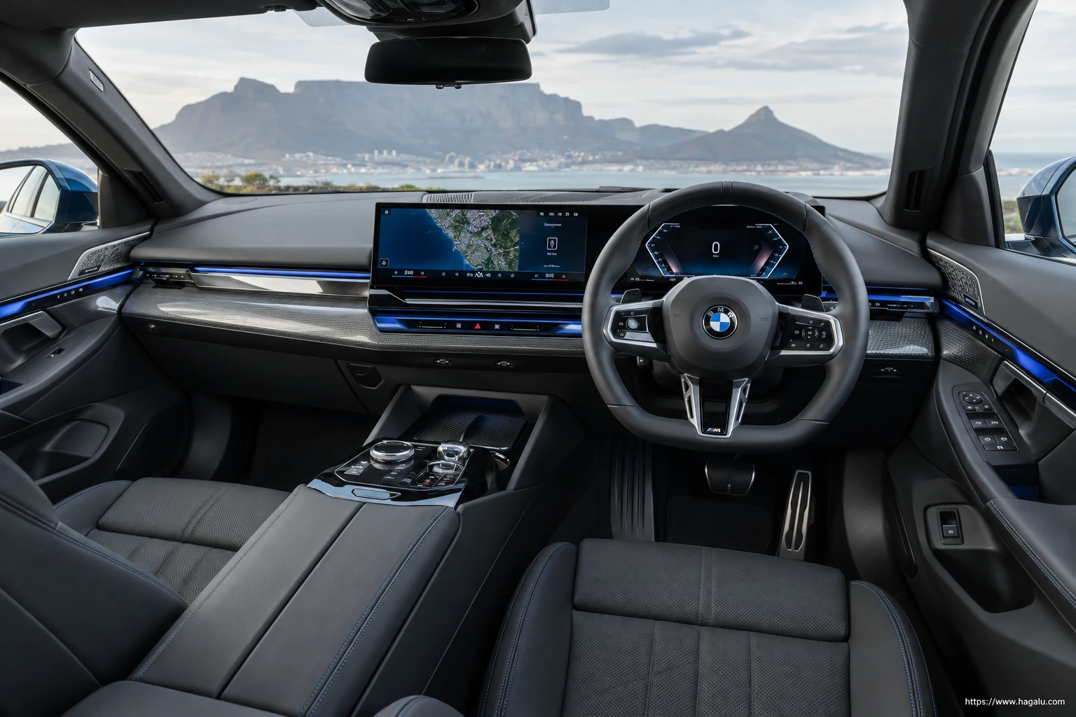 BMW 5 Series interior view 1 for South African vehicle comparison