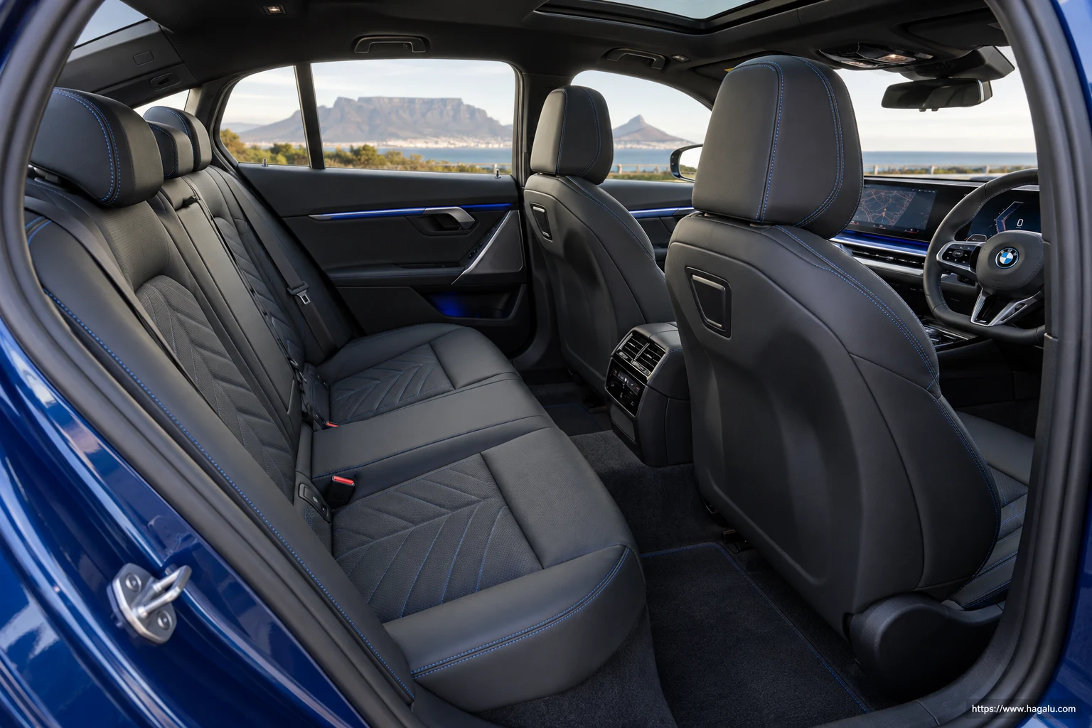 BMW 5 Series interior view 3 for South African vehicle comparison