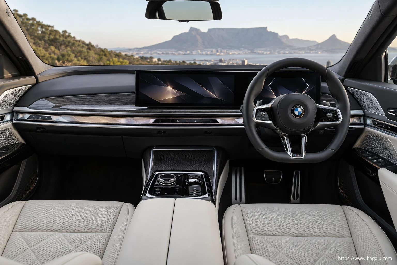 BMW 7 Series interior view 1 for South African vehicle comparison