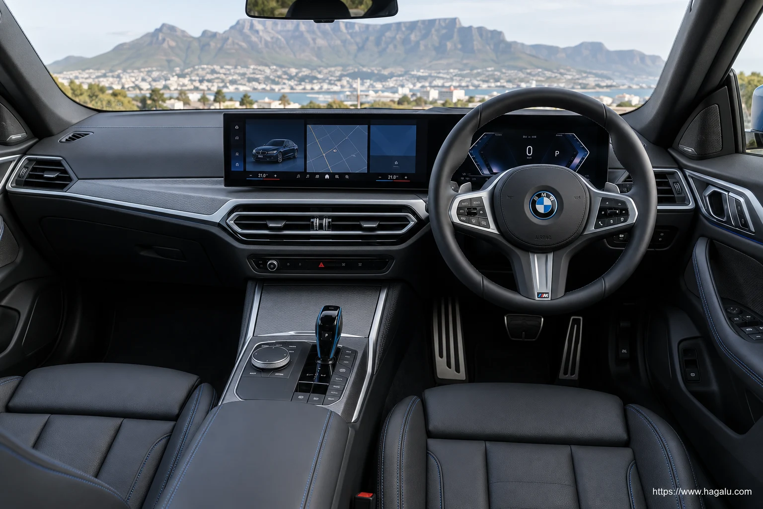 BMW i4 interior view 1 for South African vehicle comparison