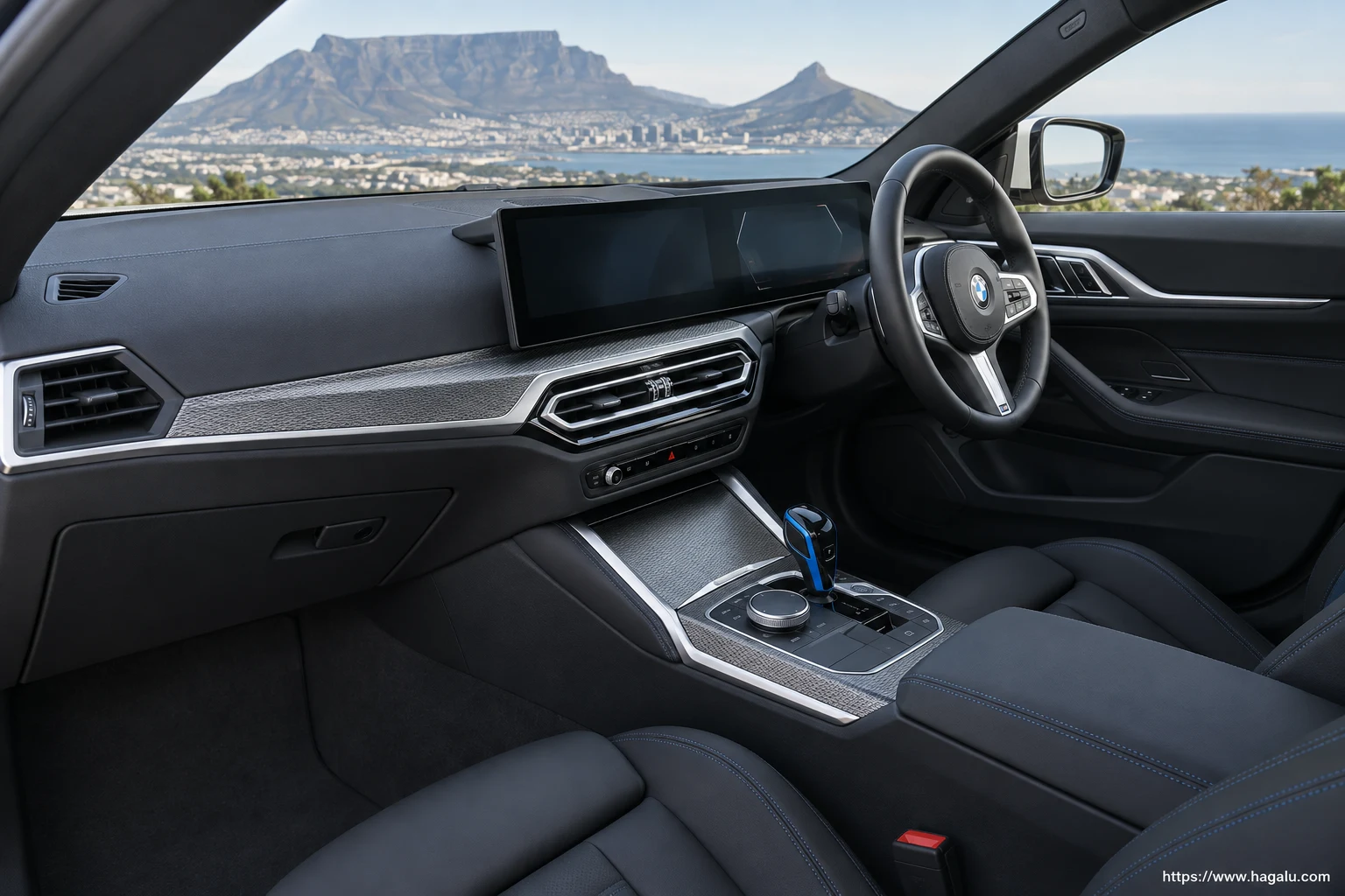 BMW i4 interior view 2 for South African vehicle comparison
