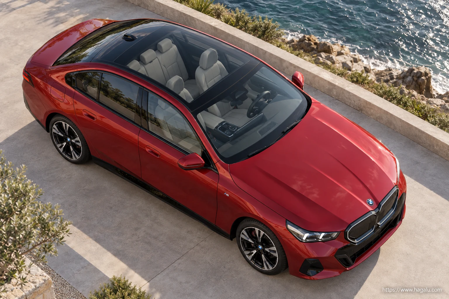 BMW i5 exterior view 4 for South African vehicle comparison