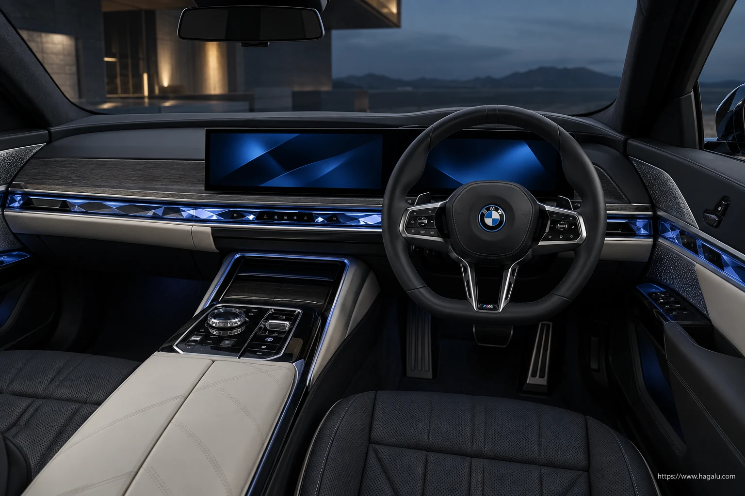 BMW i7 interior view 2 for South African vehicle comparison