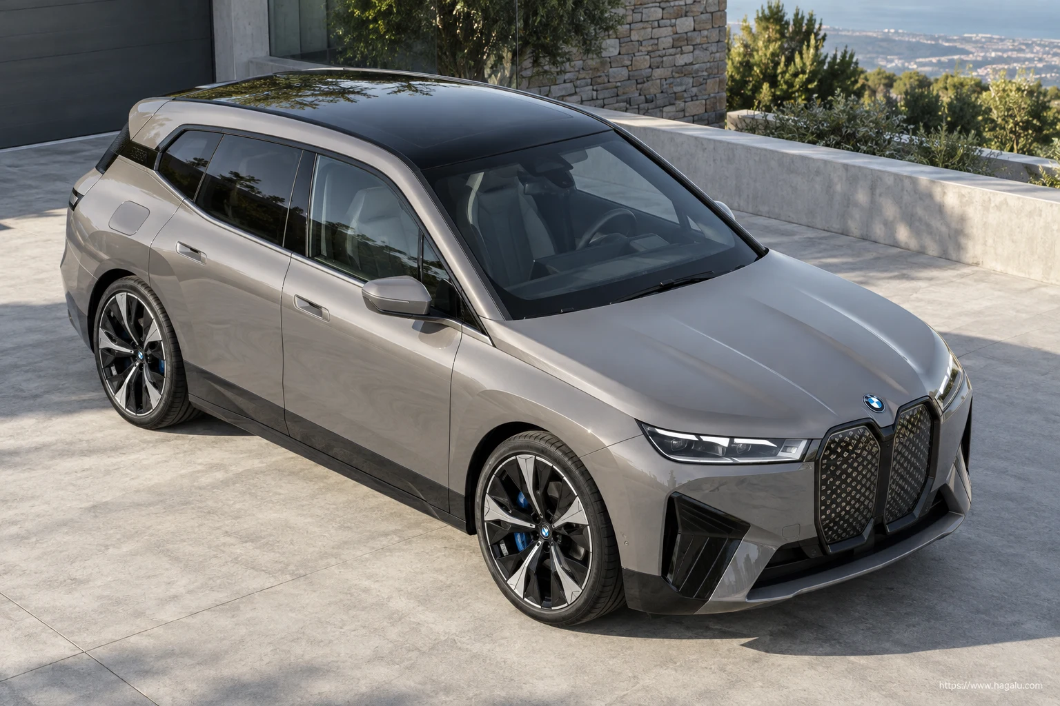 BMW iX exterior view 4 for South African vehicle comparison