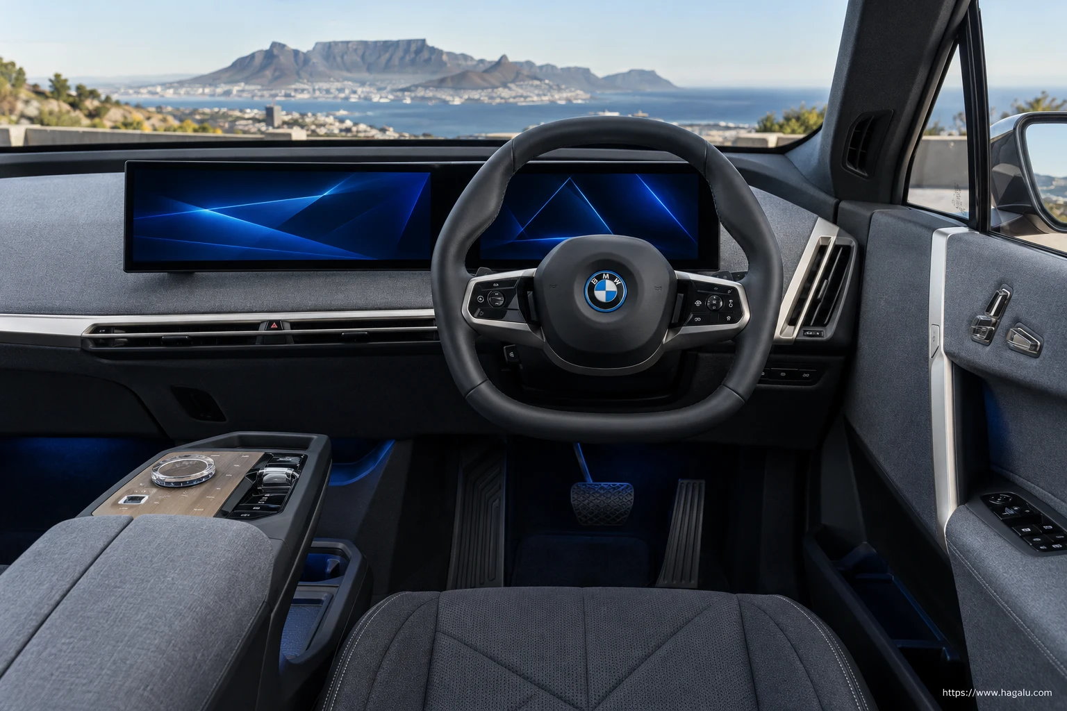 BMW iX interior view 2 for South African vehicle comparison