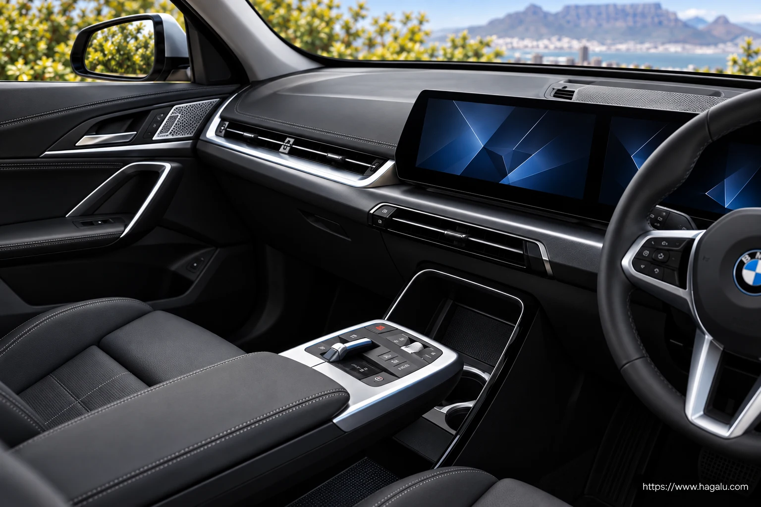 BMW iX1 interior view 2 for South African vehicle comparison
