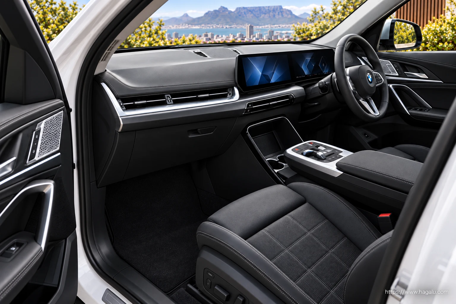 BMW iX1 interior view 4 for South African vehicle comparison