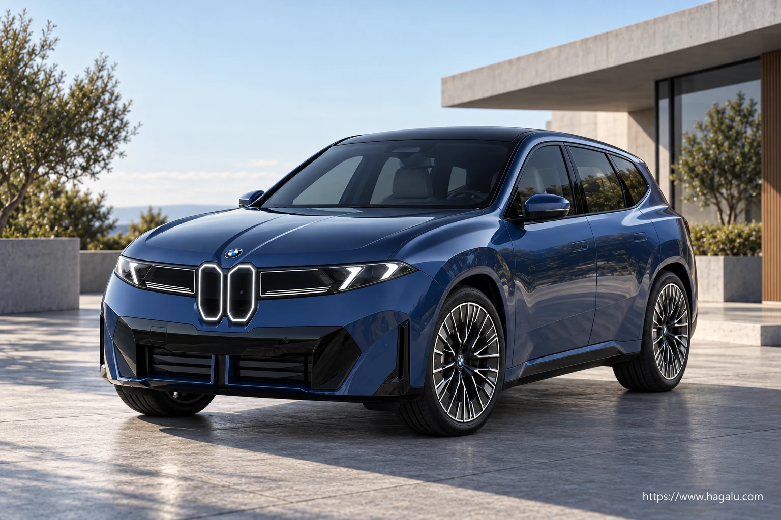 BMW iX3 exterior view 1 for South African vehicle comparison