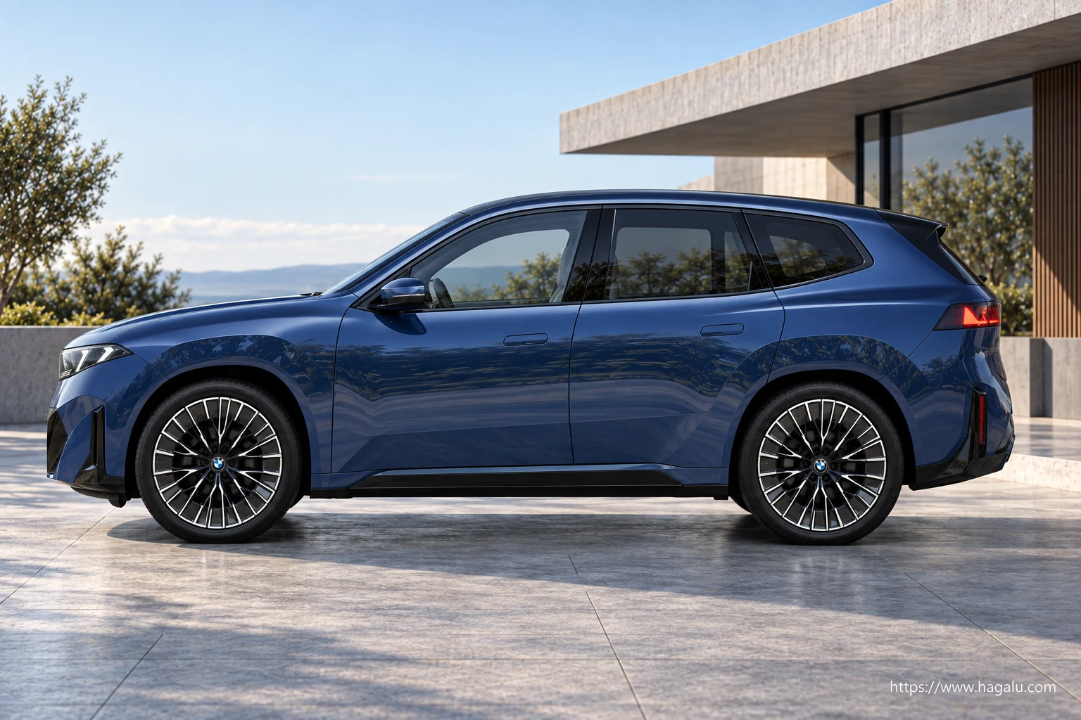 BMW iX3 exterior view 3 for South African vehicle comparison