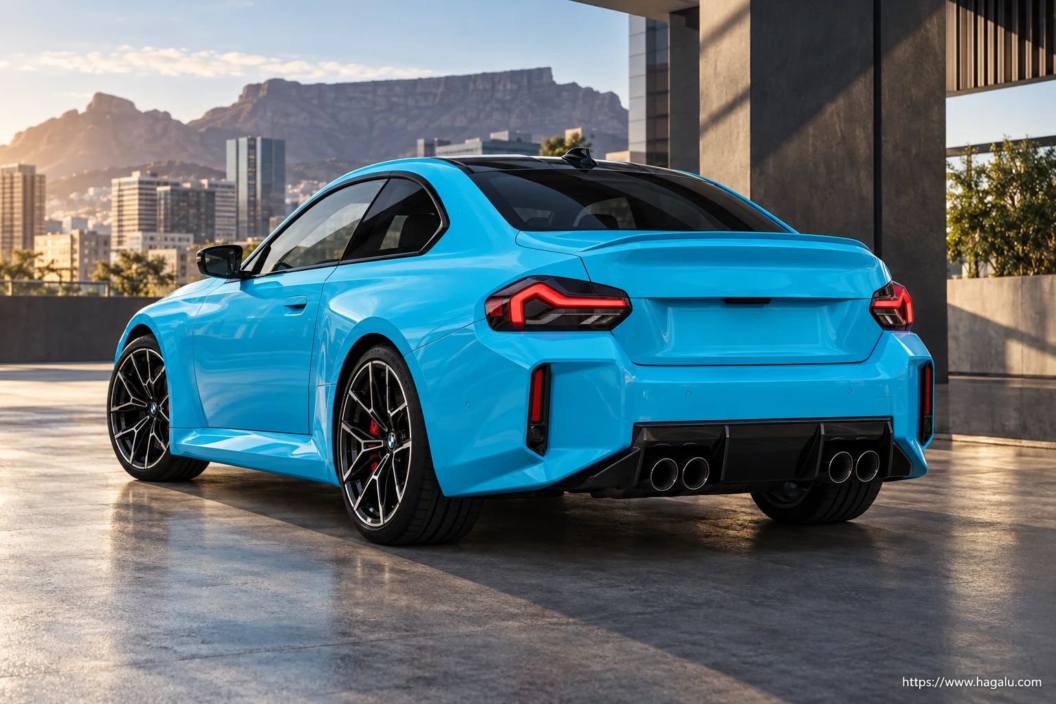 BMW M2 Coupé exterior view 2 for South African vehicle comparison