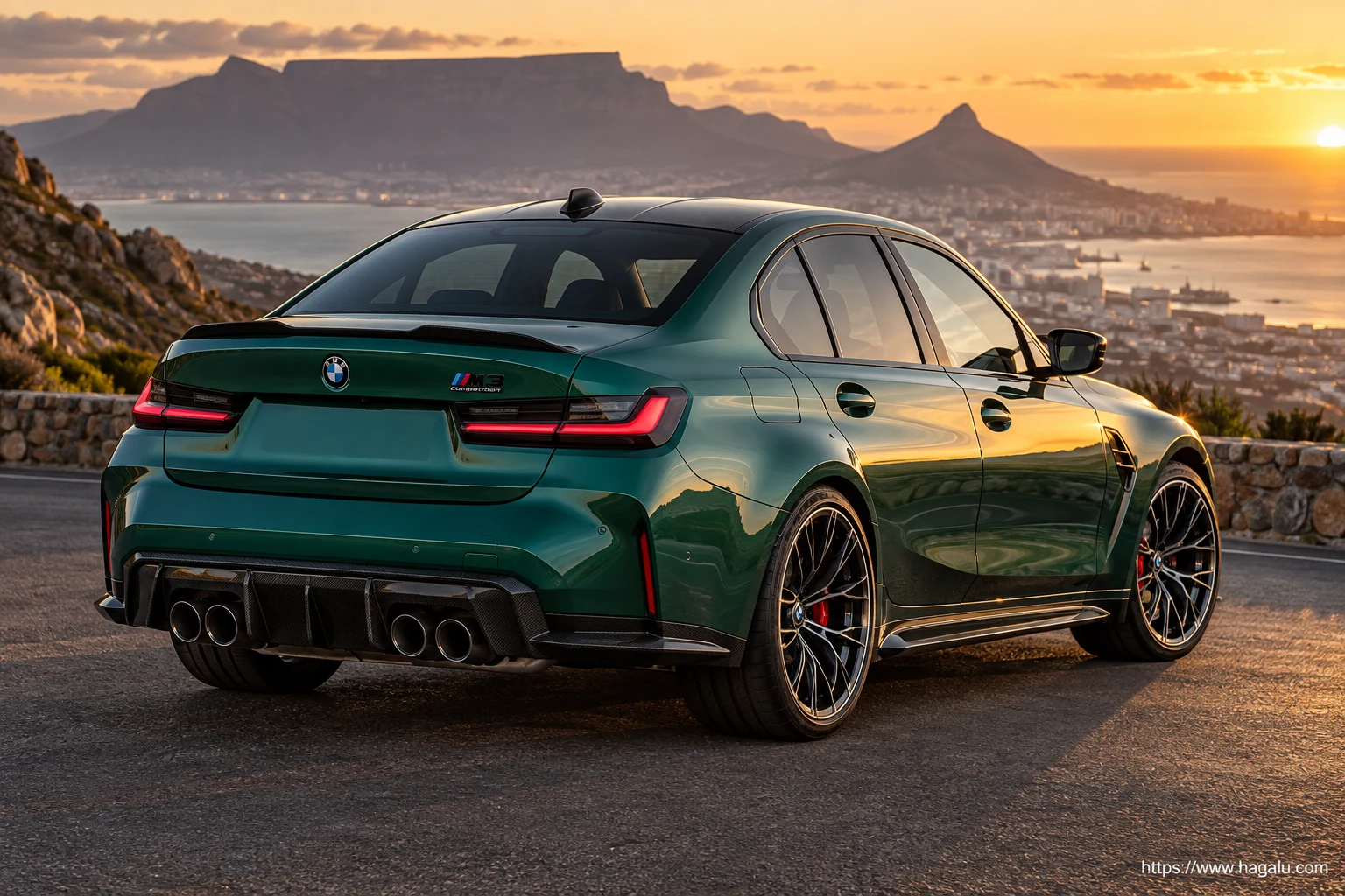 BMW M3 Sedan exterior view 2 for South African vehicle comparison