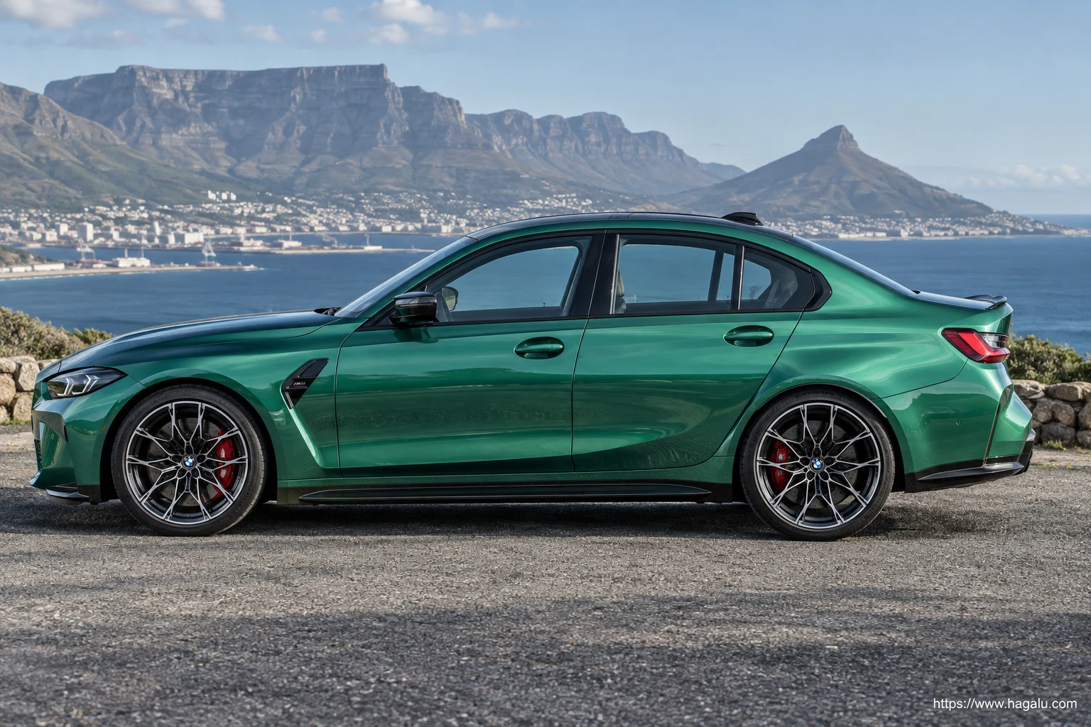 BMW M3 Sedan exterior view 3 for South African vehicle comparison