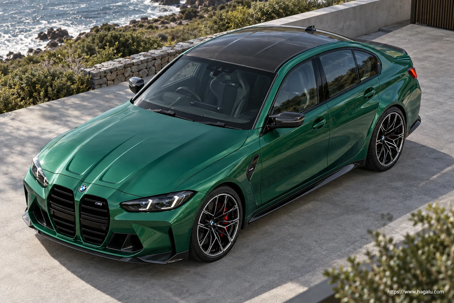 BMW M3 Sedan exterior view 4 for South African vehicle comparison