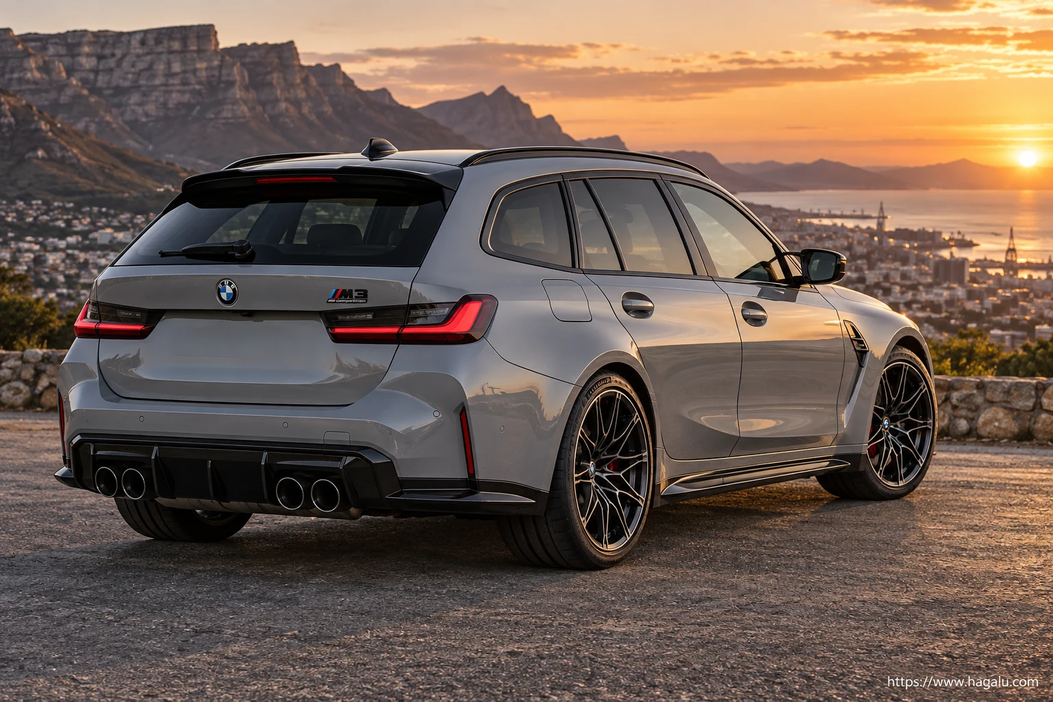 BMW M3 Touring exterior view 2 for South African vehicle comparison