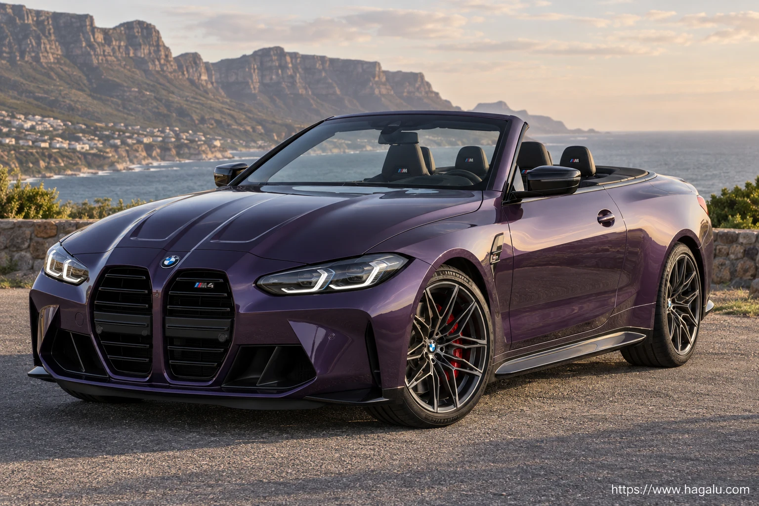 BMW M4 Convertible exterior view 1 for South African vehicle comparison