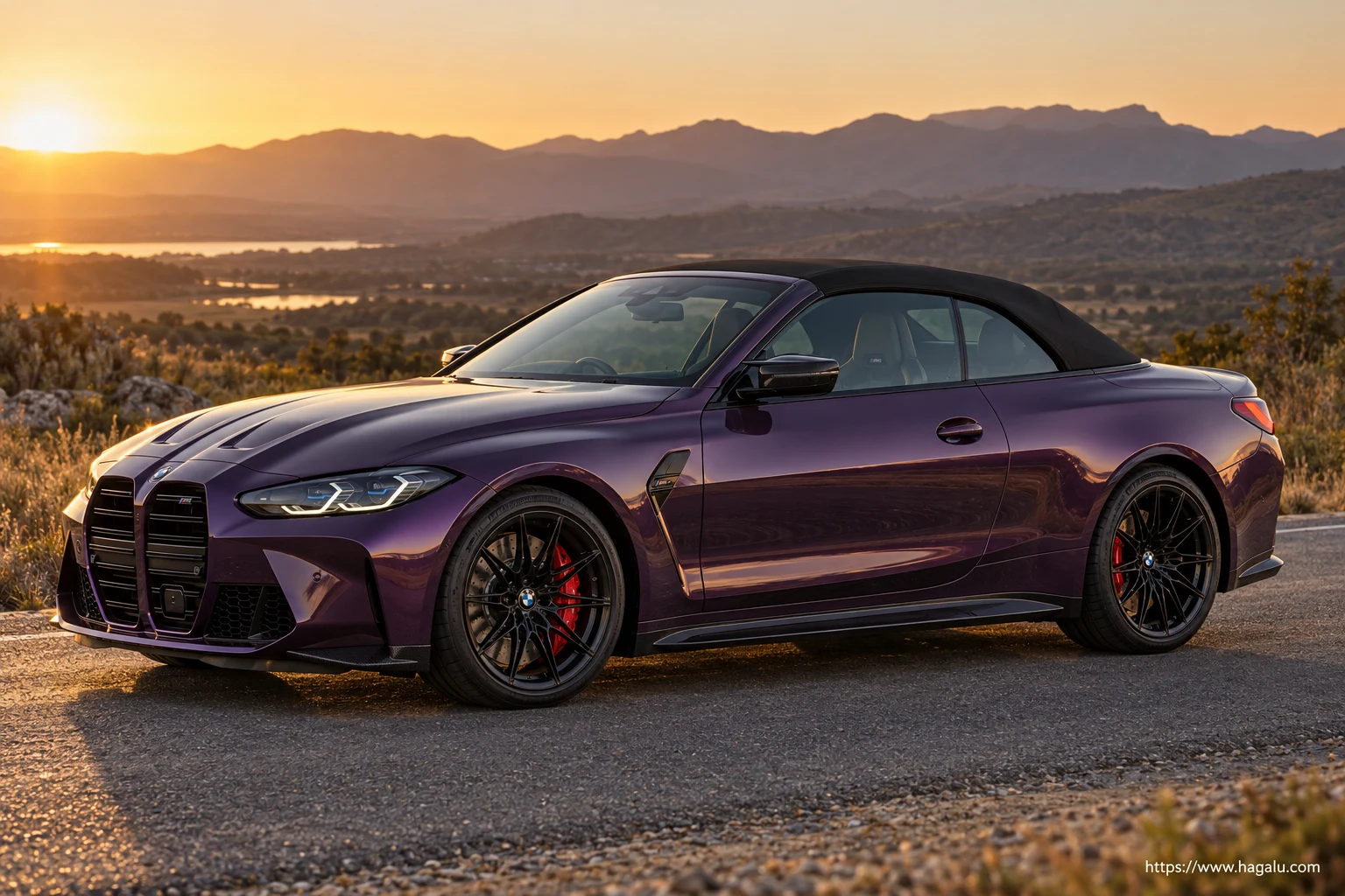 BMW M4 Convertible exterior view 3 for South African vehicle comparison