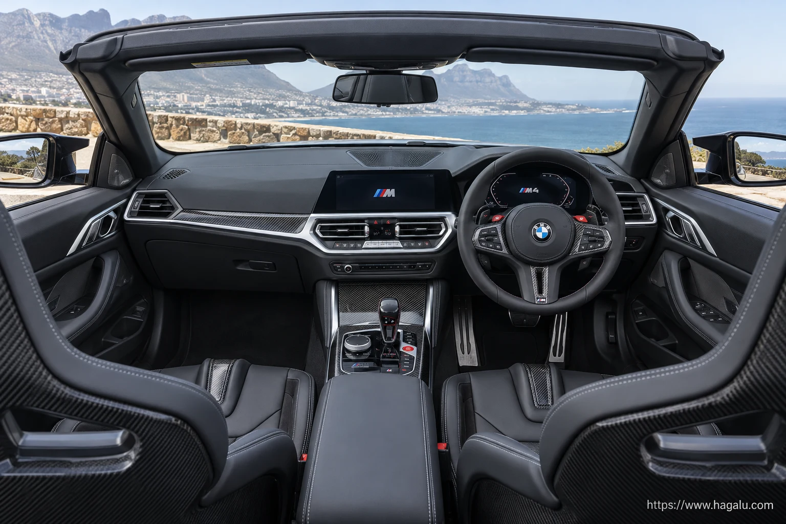 BMW M4 Convertible interior view 1 for South African vehicle comparison