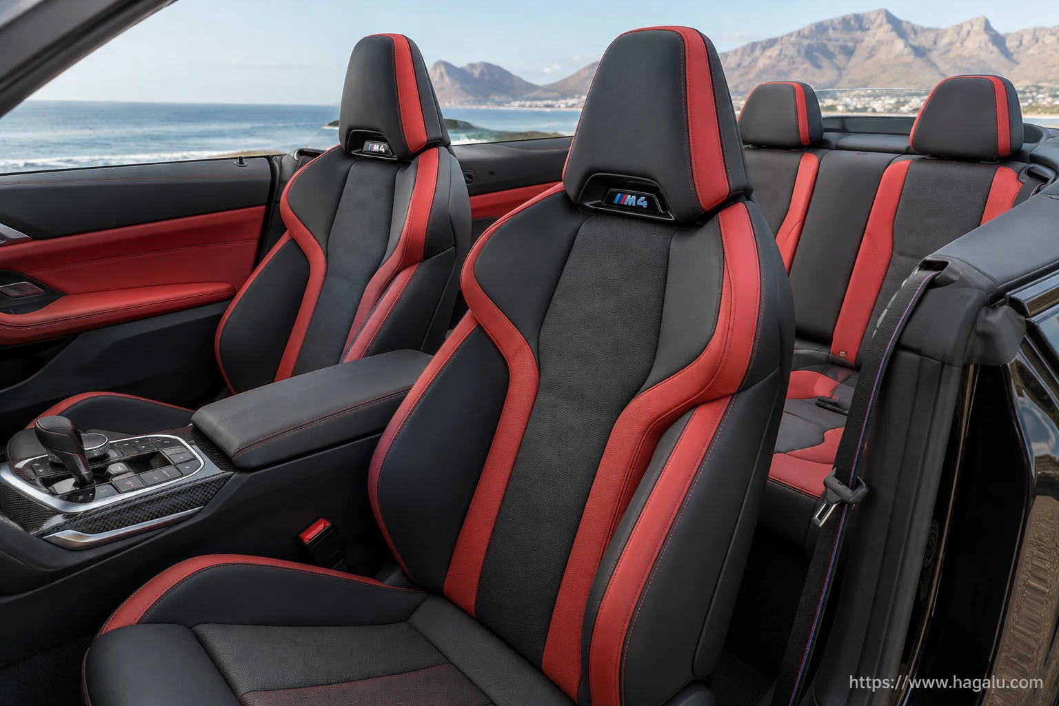 BMW M4 Convertible interior view 3 for South African vehicle comparison