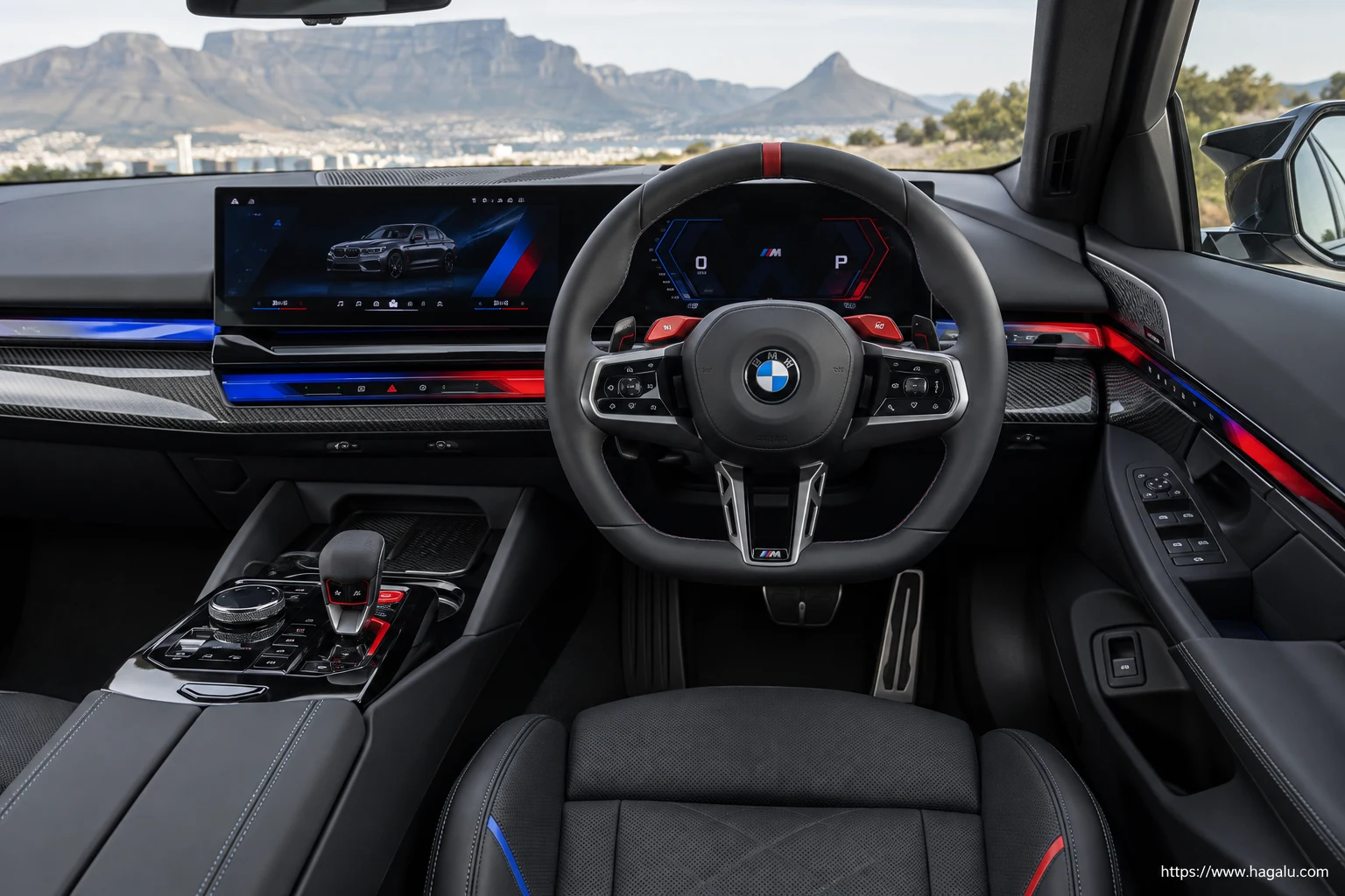 BMW M5 Sedan interior view 1 for South African vehicle comparison