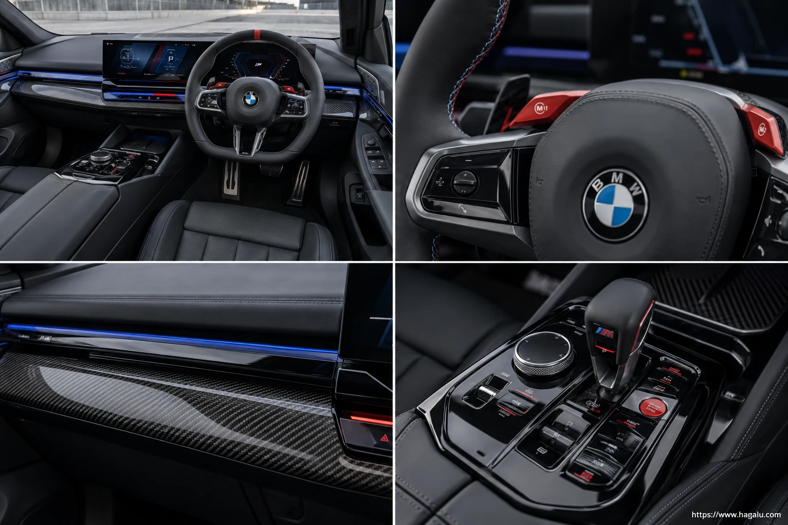 BMW M5 Sedan interior view 2 for South African vehicle comparison