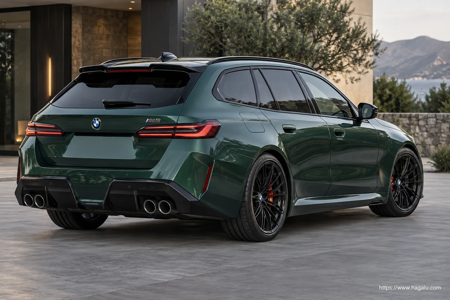 BMW M5 Touring exterior view 2 for South African vehicle comparison