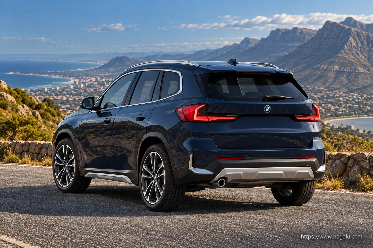 BMW X1 exterior view 2 for South African vehicle comparison