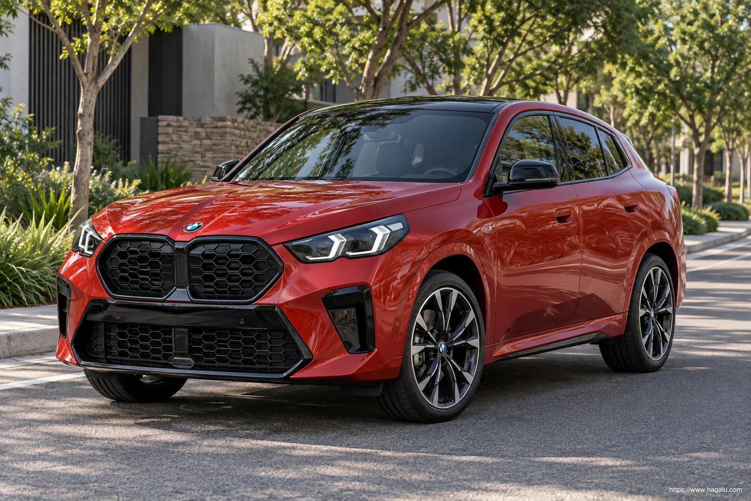 BMW X2 exterior view 1 for South African vehicle comparison