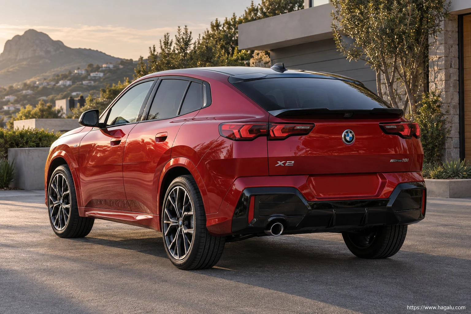 BMW X2 exterior view 2 for South African vehicle comparison