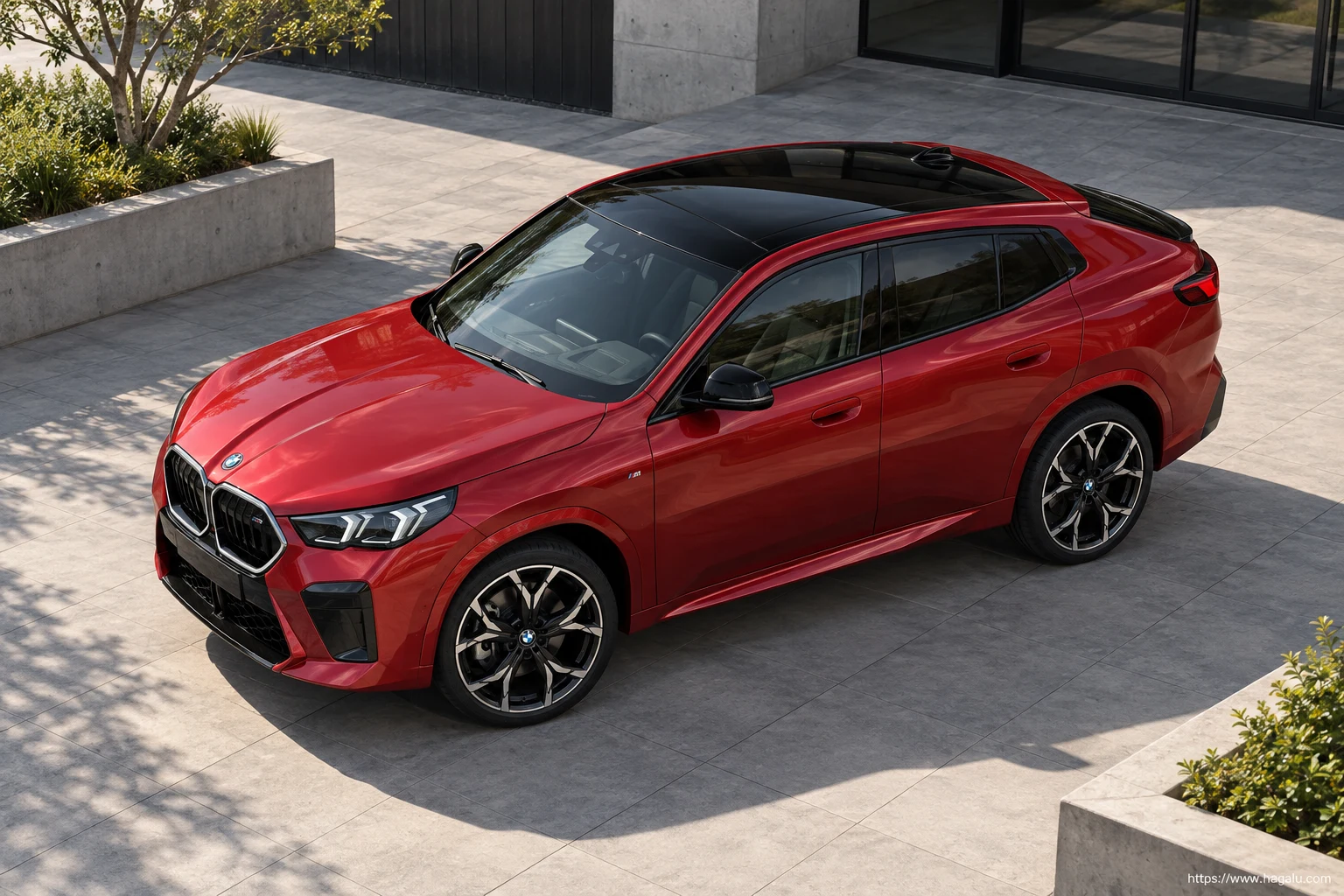 BMW X2 exterior view 4 for South African vehicle comparison