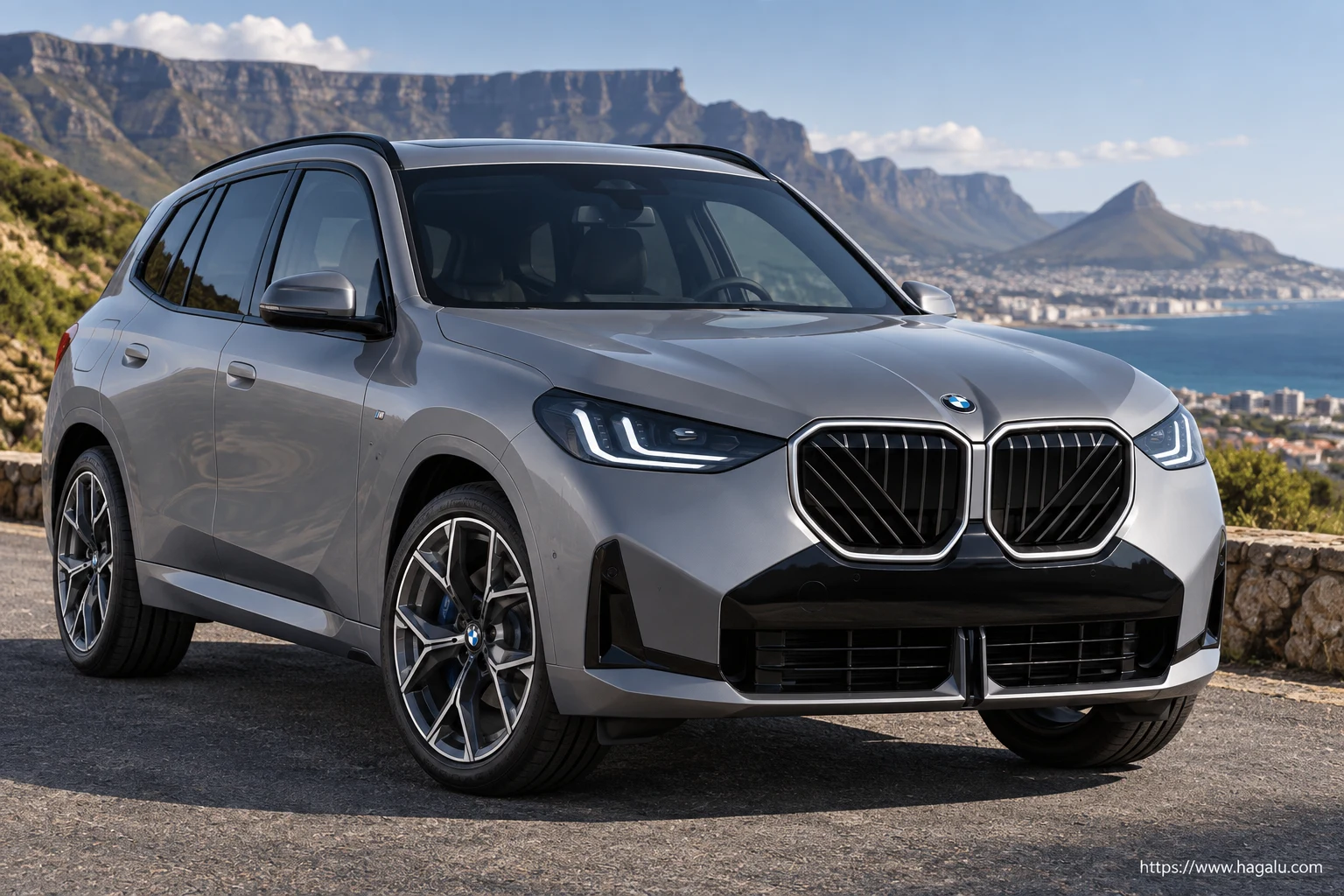 BMW X3 exterior view 1 for South African vehicle comparison