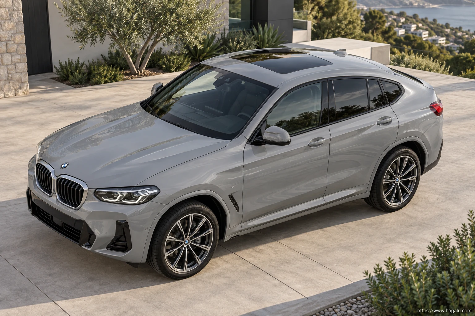 BMW X4 exterior view 4 for South African vehicle comparison