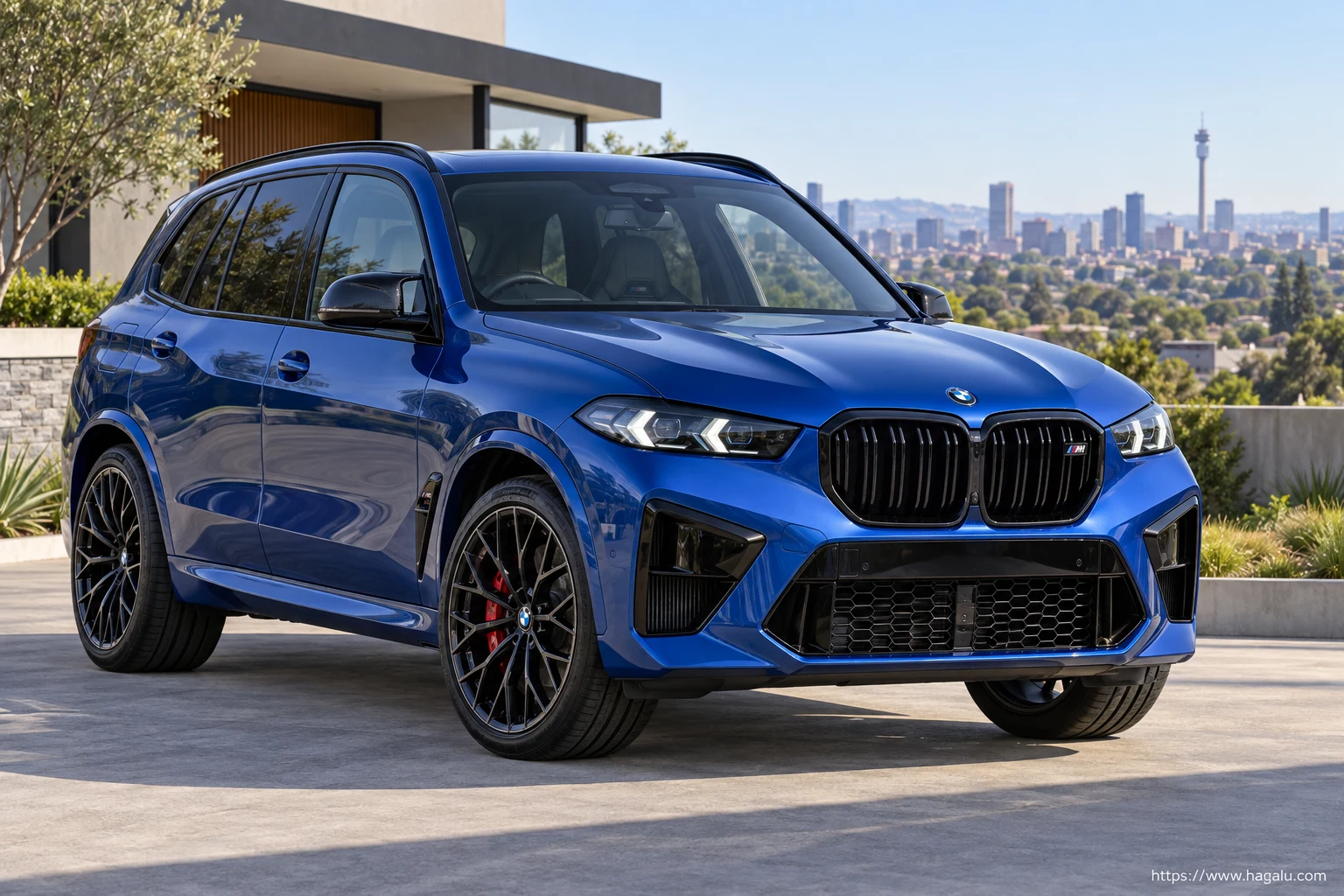 BMW X5 M exterior view 1 for South African vehicle comparison