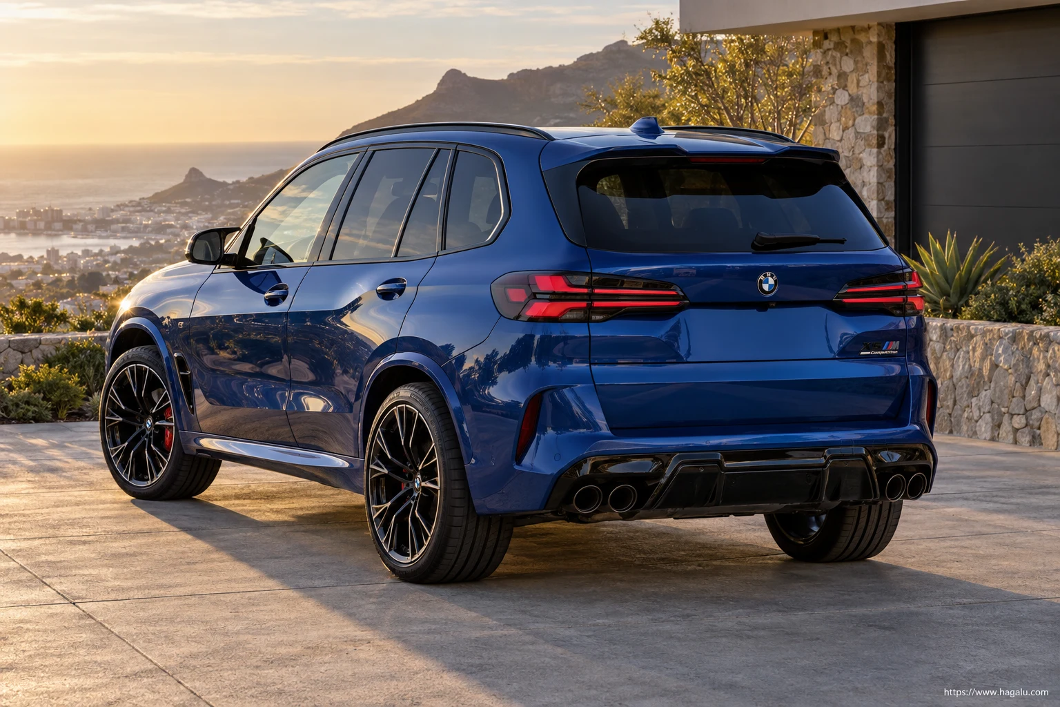 BMW X5 M exterior view 2 for South African vehicle comparison