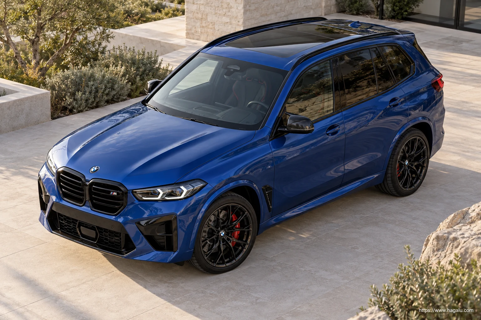 BMW X5 M exterior view 4 for South African vehicle comparison